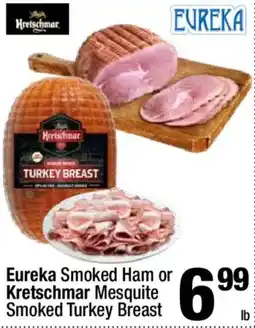 Super King Markets Eureka Smoked Ham or Kretschmar Mesquite Smoked Turkey Breast offer