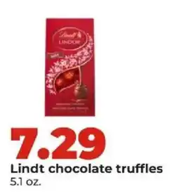 Hy-Vee Lindt chocolate truffles offer