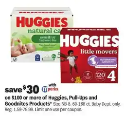 Meijer Huggies, Pull-Ups and Goodnites Products offer