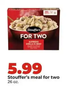 Hy-Vee Stouffer's meal for two offer