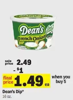 Meijer Dean's Dip offer
