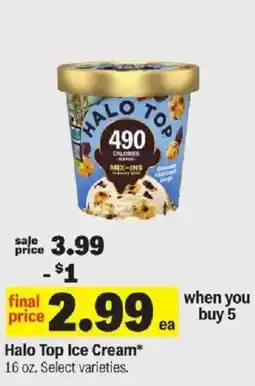 Meijer Halo Top Ice Cream offer