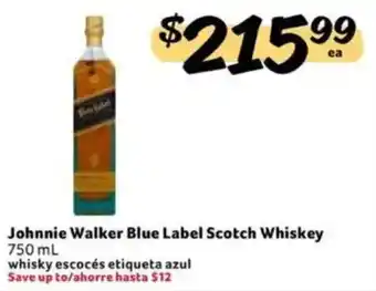 Johnnie Walker Blue Label Scotch Whiskey