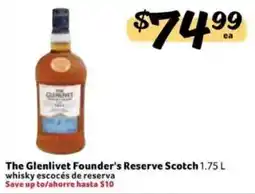 Fresco y Más The Glenlivet Founder's Reserve Scotch offer