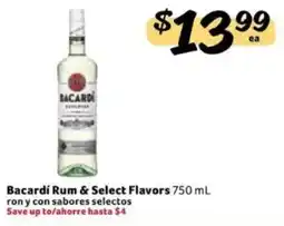 Fresco y Más Bacardi Rum & Select Flavors offer