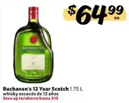 Fresco y Más Buchanan's 12 Year Scotch offer