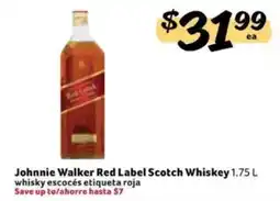 Fresco y Más Johnnie Walker Red Label Scotch Whiskey offer