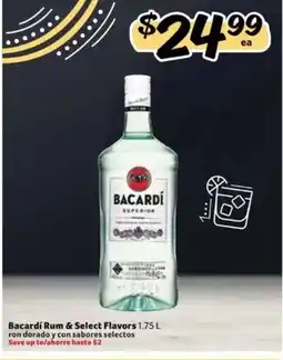 Fresco y Más Bacardi rum & select flavors offer