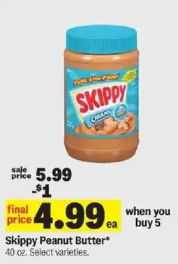 Meijer Skippy Peanut Butter offer