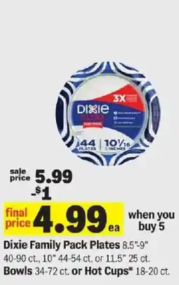 Meijer Dixie Family Pack Plates offer