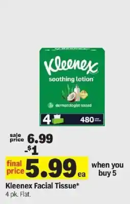 Meijer Kleenex facial tissue offer