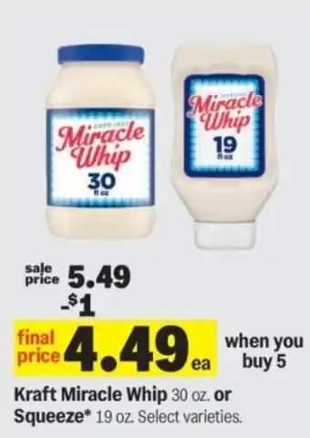Kraft miracle whip