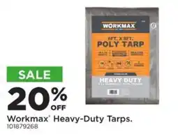 Mills Fleet Farm Workmax Heavy-Duty Tarps offer