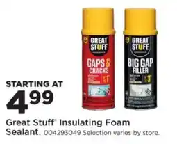 Mills Fleet Farm Great Stuff Insulating Foam Sealant offer