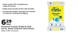 Mills Fleet Farm Diamond Crystal Bright & Soft Water Softener Salt Pellets offer