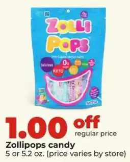 Hy-Vee Zollipops candy offer