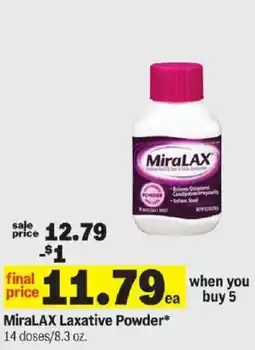 Meijer Miralax Laxative Powder offer
