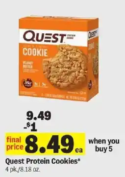 Meijer Quest Protein Cookies offer