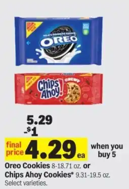 Meijer Oreo Cookies or Chips Ahoy Cookies offer