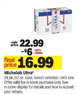 Meijer Michelob Ultra offer
