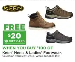 Mills Fleet Farm Keen Men's & Ladies' Footwear offer