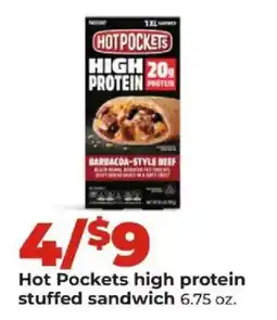 Hy-Vee Hot Pockets high protein stuffed sandwich offer