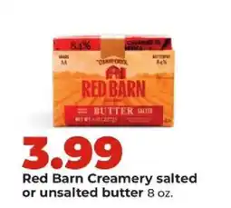 Hy-Vee Red Barn Creamery butter offer