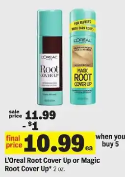 Meijer L'oreal Root Cover Up or Magic Root Cover Up offer