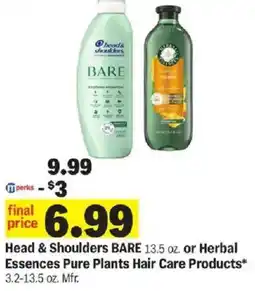 Meijer Head & Shoulders Bare or Herbal Essences Pure Plants Hair Care Products offer