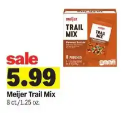 Meijer Meijer trail mix offer