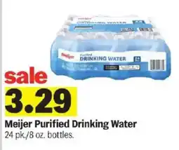 Meijer Meijer purified drinking water offer