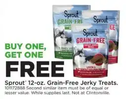 Mills Fleet Farm Sprout grain-free jerky treats offer