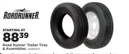 Mills Fleet Farm Road Runner Trailer Tires & Assemblies offer