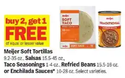 Meijer Meijer Soft Tortillas offer