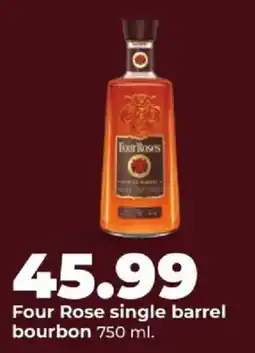 Hy-Vee Four Rose single barrel bourbon offer