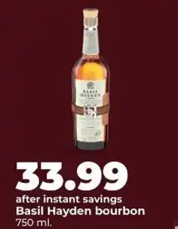 Hy-Vee Basil Hayden bourbon offer