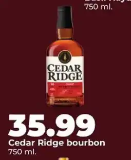Hy-Vee Cedar Ridge bourbon offer