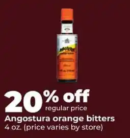 Hy-Vee Angostura orange bitters offer