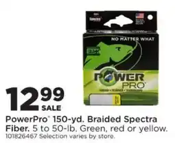 Mills Fleet Farm PowerPro 150-yd. Braided Spectra Fiber offer
