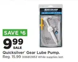 Mills Fleet Farm Quicksilver Gear Lube Pump offer