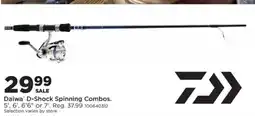 Mills Fleet Farm Daiwa D-Shock Spinning Combos offer