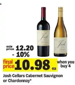 Meijer Josh Cellars Cabernet Sauvignon or Chardonnay offer