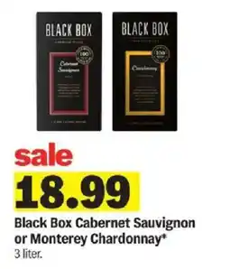 Meijer Black Box Cabernet Sauvignon or Monterey Chardonnay offer
