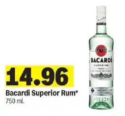 Meijer Bacardi Superior Rum offer