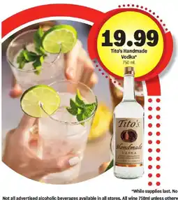 Meijer Tito's Handmade Vodka offer