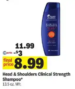 Meijer Head & Shoulders Clinical Strength Shampoo offer