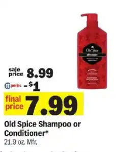 Meijer Old Spice Shampoo or Conditioner offer