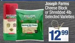 Super King Markets Joseph Farms Cheese Block or Shredded offer
