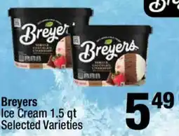 Super King Markets Breyers Ice Cream offer