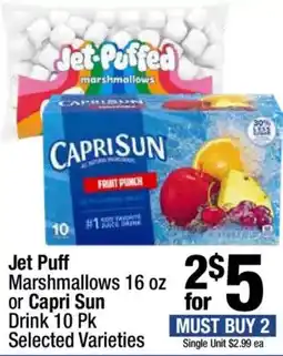 Super King Markets Jet Puff Marshmallows or Capri Sun Drink offer